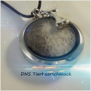 Medaillon mit Eve Haaren