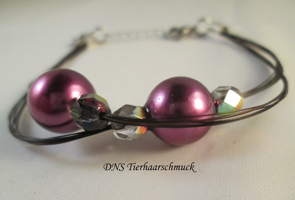 Armband aus 6 Pferdehaaren